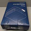 Heated Blanket Throw, 50x60 inches with 2 Wearable Buttons, Electric Blanket, 9 Heating Levels & 1-10H Auto Off & Fast Heating, for Office, Home, Sofa (Baby Blue)