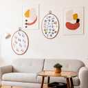 Yalikop Pin Display Board Fabric Enamel Pin Boards Wall Hanging Brooch Earrings Necklace Jewelry Holder Organizer Display Storage for Home and Holiday(White,11.4" X 8.6",2)