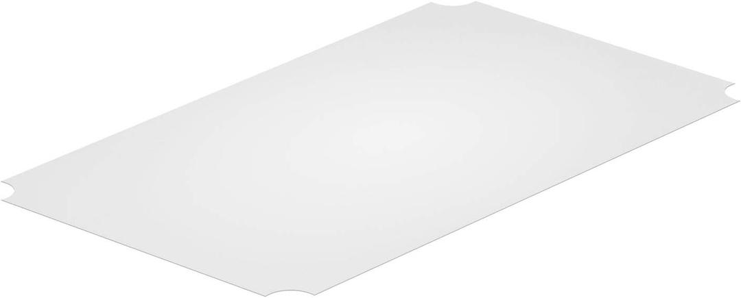 Thirteen Chefs Industrial Shelf Liners 24 x 14 Inch, 5 Pack Set for Wired Shelving Racks, Clear Polypropylene