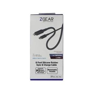 ZGEAR 6-foot Silicone Rubber Sync & Charge Cable