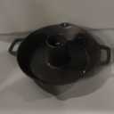 Charkettle Cast Iron Poultry Roaster Insert, Beer Can Chicken Holder with Roasting Pan, Gourmet BBQ System Vertical Roaster Stand Grilling Accessories Rack for 22" Kettle Grills/Oven/Smoker