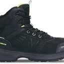 New Balance Calibre Composite Toe Work Boots for Men - EH, PR, Non-Slip Leather Safety Shoes for Industrial & Construction Size 13