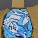 SLOOSH Inflatable Pool Floats Adult - Extreme Comfort Pool Lounge Chair with Detachable Cup Holder, Heavy Duty Lounger Floating Recliner Blow Up Floaties Water Floaty Lake Beach Tanning Float (Blue)