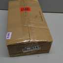 3-Tier Small Narrow Bamboo Side Table with Charging Station, Skinny Nightstand for Small Space, Slim Bedside Table with Storage for Couch, Wooden Thin End Table with USB Ports and Outlets, Natural (1 Pack)