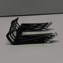 KINGDOM SOLUTIONS MADE IN USA 4-Pack Adjustable Black Metal Easels - Book Stand - Sturdy Plate Stand for Art, Pictures, Books, Frames - Unique on the Market