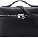 Crossbody Bag for Women Small Top-Handle Pouch Designer Shoulder Handbag Quiet Luxury Leather Trendy Purse