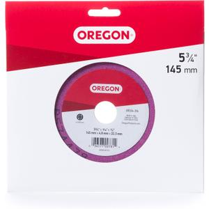 Oregon Aluminum Oxide Fine Vitrified Grinding Wheel, 5-3/4" x 3/16", for Bench Grinder