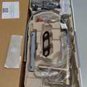 Moen Meena Bronzed Gold One-Handle Single Hole Modern Bathroom Sink Faucet with Optional Deckplate and Drain Assembly, 84794BZG