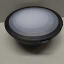 COOK WITH COLOR Mixing Bowls with TPR Lids - 12 Piece Plastic Nesting Set includes 6 Prep and Lids, Microwave Safe Bowl (Black Ombre)