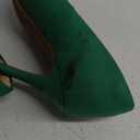 mysoft Women's High Heels Pumps Closed Pointed Toe Stiletto 4IN Heels Dress Wedding Shoes (7)