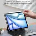 ESR for iPad Air 13 Inch Case Keyboard M4/M3/M2 (2026/2025/2024) & iPad Pro 12.9 inch (6th/5th/5th/3rd) Magic Keyboard, Easy-Set Floating Cantilever Stand, Precision Multi-Touch Trackpad, Black