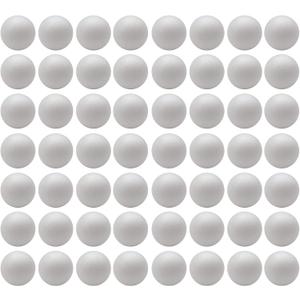 Crafjie Craft Foam Balls 56-Pack 2 Inches in Diamete, Smooth and Durable Foam Balls, for DIY Crafting and Decoration, White