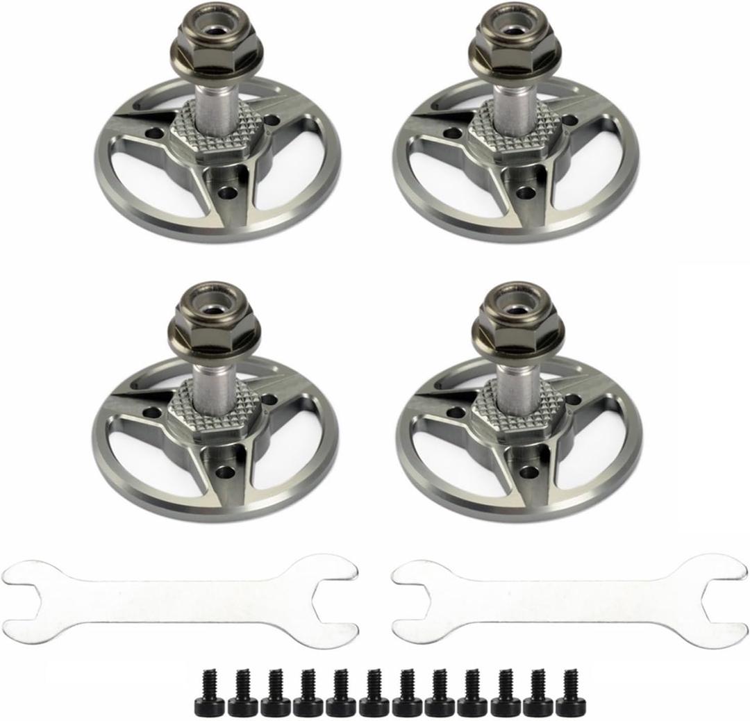 Motor Prop Adapter Set for DJI FPV Drone, Aluminium Propellers Adapter Mounts Set with M5 Mounting Hole for 5.2 Inch FPV Props 4PCS