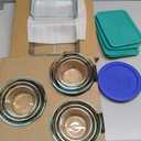 Pyrex Simply Store (12Pack) Glass Food Storage Containers Set, (1, 2, & 3 Cup) Meal Prep Containers with Plastic BPAFree Lids, Dishwasher & Microwave Safe