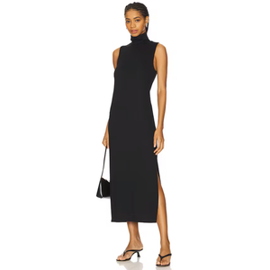 Sleeveless Turtleneck Dress, Size S