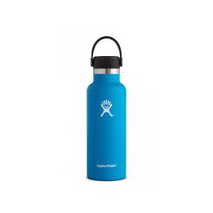 Hydro Flask Water Bottle - Insulated Stainless Steel - Wide Mouth Flex Lid, Non Spill, Leakproof and Refillable in 40 Oz Blue