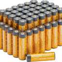 Amazon Basics 48-Pack AA Alkaline High-Performance Batteries, 1.5 Volt, 10-Year Shelf Life (48 Count (Pack of 1))