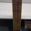 JAUREE 79 Inches Clothes Drying Rack, Drying Rack Clothing Folding Indoor Outdoor, Heavy Duty Stainless Steel Laundry Rack, Foldable Portable Large Clothes Rack Garment Rack with 20 Windproof Hooks (Silver)