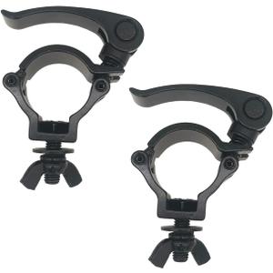 2 Pack 1.49-1.57 inch Lighting Truss Clamp Stage Light Clamps Heavy Duty 220 Lbs for DJ Lighting Par Lights Spot Lights