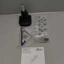 WALI Ultrawide Monitor Arm for 13-49 Inch Heavy Duty Curved Screens, Holds up to 44 Lbs, Adjustable Gas Spring Single Monitor Desk Mount with C-Clamp, Grommet Base, 75/100mm VESA, (GSM001XL), Black