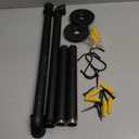 Clothes Rack Wall Mount with 3 Hooks, 36''L Clothing Bar for Wall, Industrial Pipe Clothes Rod, Heavy Duty Iron Garment Rack, Clothes Hanging Rod Bar for Laundry Room Closet Storage, 36''L 1Pack