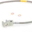 Rear Extended Stainless Steel Brake Lines Compatible with Ford F-250 Super Duty 1999-2004, with Ford F-350 Super Duty 1999-2004 4-8" Lift