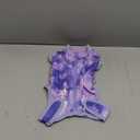 Lukovee Recovery Suit for Dogs, Zipper On Recovery Suit for Female Male Dog, Onesie Abdominal Wounds Cone E-Collar Alternative Prevent Licking Spay Recovery Suit (Medium, Purple Tie-dye)