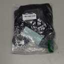 HOCILLE Women's Sexy Bodycon Boat Neck Mini Dresses Sleeveless Ruched Ruffle Hem Club Party Short Dress, X-Small, Black