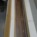 Picture Ledge Shelf, Wood Long Floating Shelves for Wall, Set of 2, 56 inch Picture Ledge Shelves, Photo Ledge Nursery Book Shelves Wall Mounted for Living Room Kids' Room Bedroom, Color Walnut