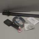 Matte Black Hand Shower with Slide Bar, 3-Function High Pressure Handheld Shower Head with Slide Bar, Stainless Steel Adjustable Height 25" Long Slide Bar Combo Shower Faucet, Wall Mount