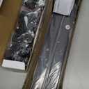 10FT Single Sliding barn Door Hardware kit, Barn Door Track, 1/4 Thick Material- 5FT-10FT  Smooth and Quiet- Easy to Install- Black