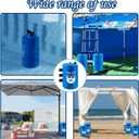 Pool Ladder Weights 30L Universal Large Pool Step Weights Sand Bag Waterproof 500D PVC Swimming Pool Weights for Above Ground and Inside Pool with Nylon Handle (Blue, 30L)