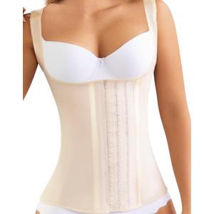 LadySlim by NuvoFit Fajas Colombiana Full Latex Chaleco Vest Waist Cincher Trainer Trimmer Girdle Workout Corset Body Shaper S