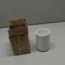 Bathroom Tumbler Cup Ceramic 12.6oz Reusable Toothbrush Cup 375ml,Toothbrush Holder Adequate for Your Bathroom (White) (1pcs)