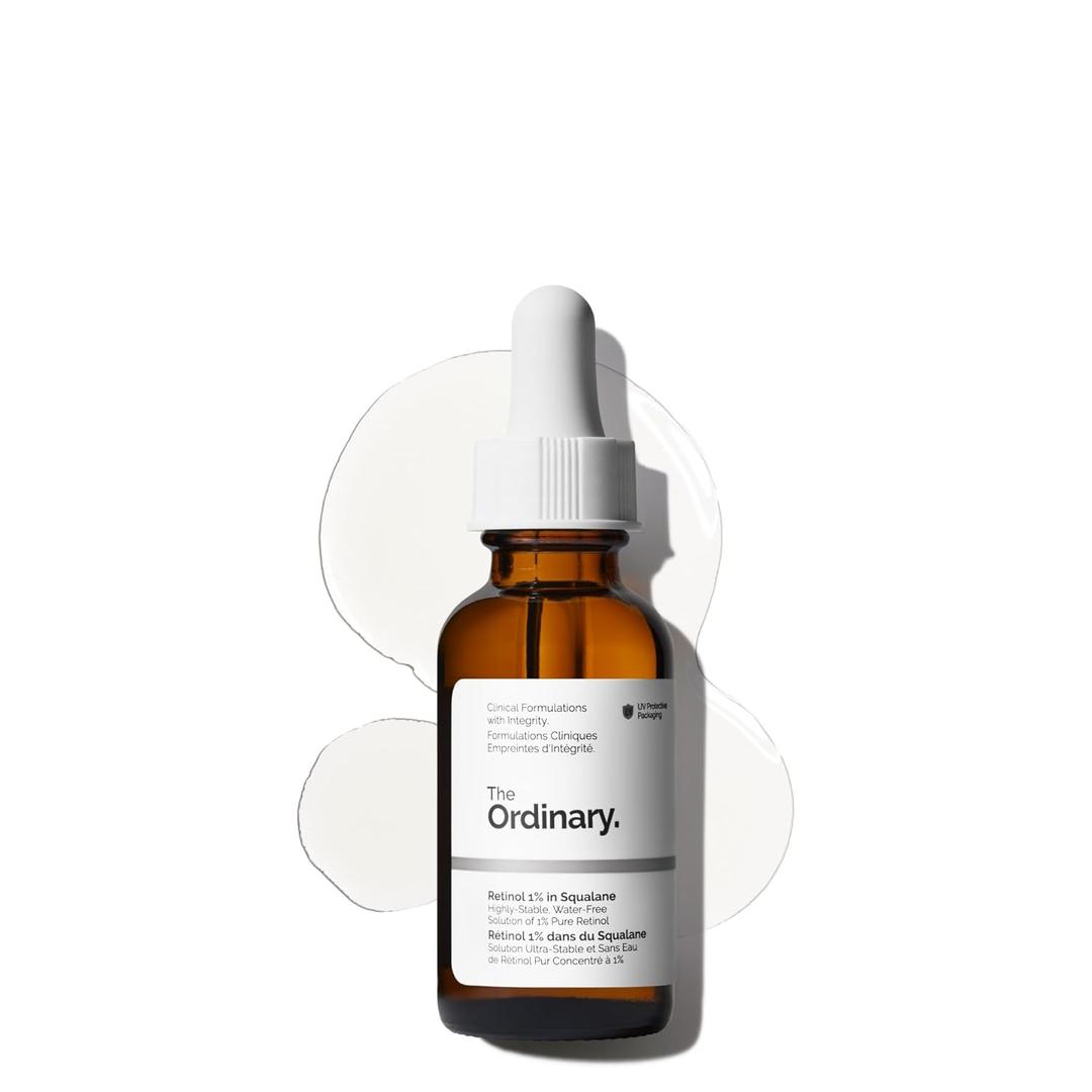 The Ordinary Retinol 1% in Squalane, High-Strength Retinol Serum for Anti-Aging and Skin Smoothing (1 Fl Oz (Pack of 1))