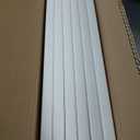 Sweetcrispy Plastic Dog Playpen - 6-Panel 24" Expandable & Durable Pet Fence for Medium Dogs - Indoor & Outdoor Portable Puppy Playpen with Secure Locking Door, White