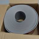 Vinyl Wall Base Baseboard Molding Trim 4" Flexible Self Adhesive Rubber Wall Base Moulding Trim Peel and Stick Design, 4 Inch x 40 Feet, Gray