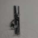 Black Curtain Rods for Windows 28 to 60 inch, 5/8 inch Adjustable Wrap Around Blackout Curtain Rods for Bedroom & Outdoor