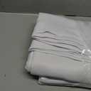 ChrisDowa White 100% Blackout Curtains for Bedroom with Black Liner, 2 Thick Layers Total Blackout Thermal Insulated Grommet Window Curtains 2 Panels Set (Pure White, 52 x 84 Inch)