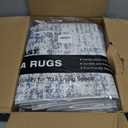 5x7 Area Rugs Living Room: Washable Large Neutral Blue Rug Abstract Soft Modern Stain Resistant Indoor Floor Non-Slip Carpet for Bedroom Nursery Kids Office Playroom Dining Room Under Table Home