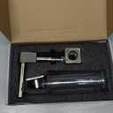 Sink Soap Dispenser for Kitchen Sink Brushed Nickel, All Brass Built-in and Refill from Top Design,Metal Hand Soap & Dish Soap Copper Pump