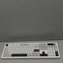 EPOMAKER X Aula F99 PRO Wireless Gaming Keyboard with 8000mAh Battery, Hot Swappable Creamy Keyboard, 2.4GHz/Type-C/BT5.0, NKRO, RGB Backlit for Win/Mac/Gaming (Black&Grey&White)