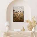 ZDMFLTPP Jesus and the Lamb Canvas Wall Art Jesus Holding the Lost Lamb Wall Decor Pictures Christian Bible Story Religious Artwork for Bedroom Living Room Home Decoration 16in x 24in Canvas