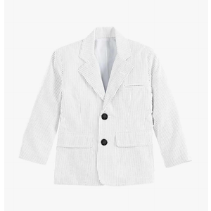 Guess Boys Seersucker Suit Blazer Jacket Tuxedo for Summer Beach Wedding Suit Apparel Fashion Size 10