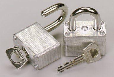 Master Lock 22T 1-1/2" No. 22 Warded Laminated Padlocks 2 Pack
