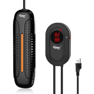 hygger Aquarium Heater 1200W Fish Tank Heater with LED Controller, Multiple Safety Protections, Anti-Cooking Fish Alarm, Auto Stop Heating Protection, for 132-264 Gallon Freshwater Saltwater Tank