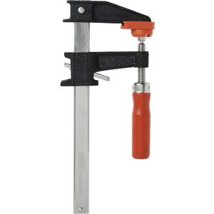 Bessey Clutch Style Bar Clamps - 6 In 600 lb - GSCC2.506 - Woodworking Clamps with Ergonomic Handle, Non-Marring Pads, Durable Cast-Iron Jaws & Serrated Rail for Carpentry & Cabinetry