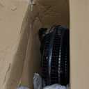 Comfort Zone 16-Inch Oscillating Pedestal Fan  3-Speed High-Velocity Cooling, Adjustable Height & Tilt, Quad-Pod Folding Base, Black  ETL Listed