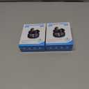 2 x Studio-Quality Wireless Ear Buds with Deep Bass & Enhanced Audio Clarity, Bluetooth 5.4, 10-Year Lifespan Earbuds, ENC Noise Cancelling Calls, Secure Fit Memory Foam Tips, IPX6 Waterproof (Black)