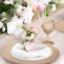 Yunlly 48 Pcs 15 Inches Round Burlap Placemats Bulk Burlap Farmhouse Placemats Set Heat Resistant Table Mats Circle Jute Charger Place Mats for Wedding Holiday Dinner Rustic Table Decorations(Brown)
